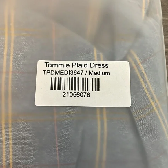 ❤️Ivy City Tommie Plaid dress SZ M - Picture 4 of 9